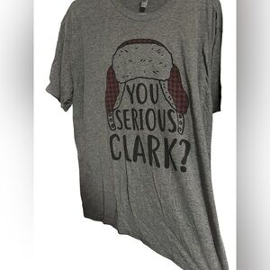 Grey Christmas vacation graphic tshirt